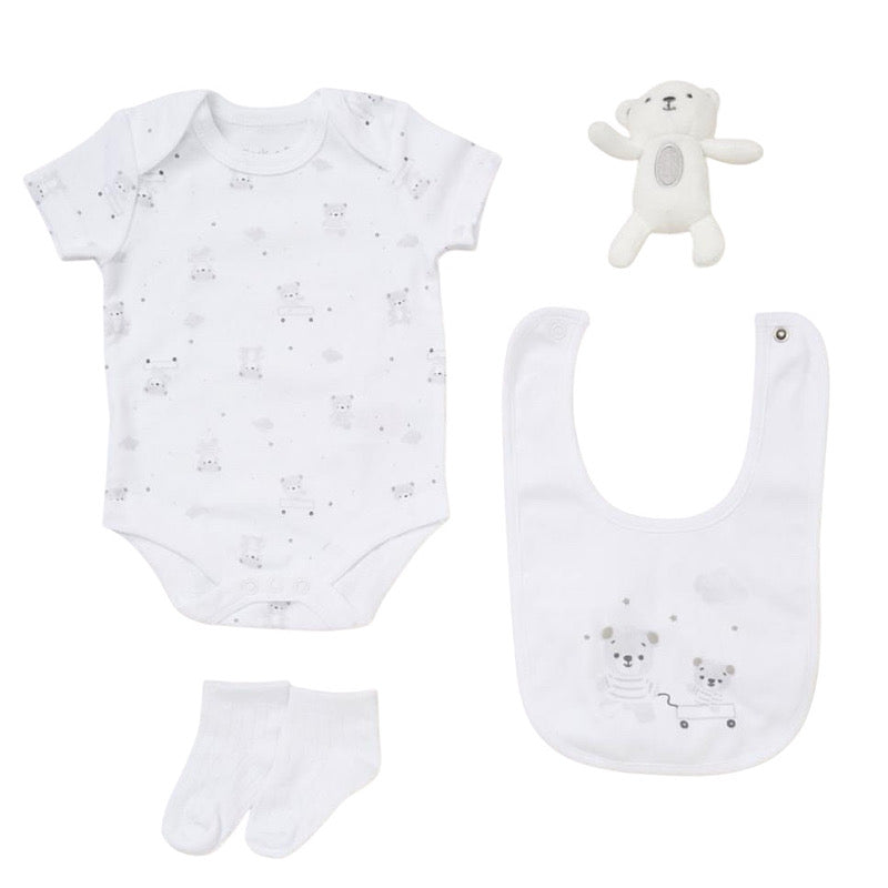 Unisex baby 4 piece gift set