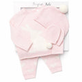 Baby girl bunny print 4 piece gift set