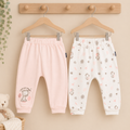 Baby girls twin pack, giraffe bottoms