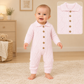 Baby girls knitted romper