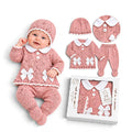 Baby girl pink 'fruit de ma passion' gift set