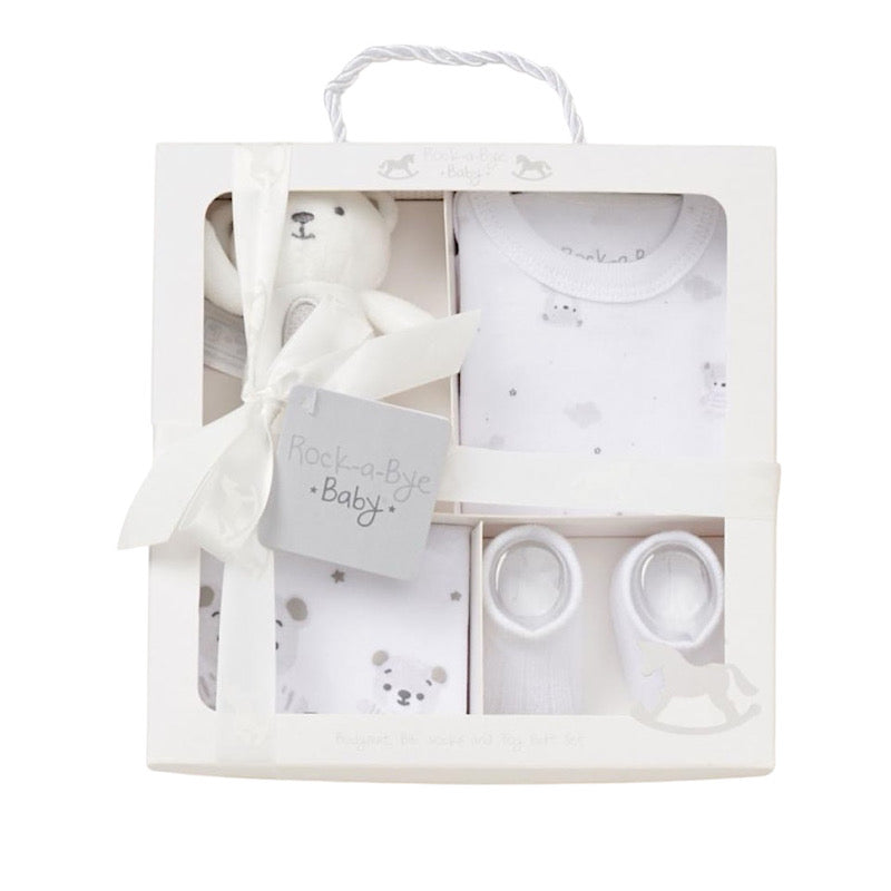 Unisex baby 4 piece gift set